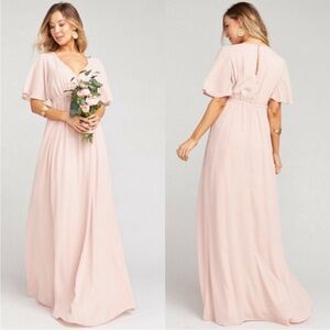 Womens New Show Me Your Mumu Emily Pink Maxi Dress